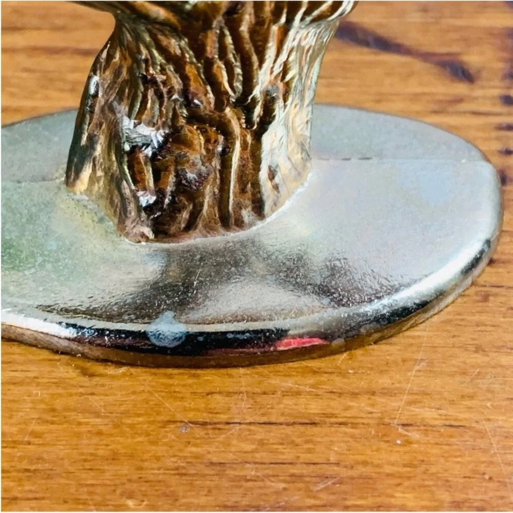 Vintage | Brass Butterfly On Branch Earrings Hanger - Picture 7 of 13